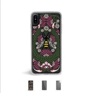 Brand New ZGLA iPhone X Case Embroidered Bee